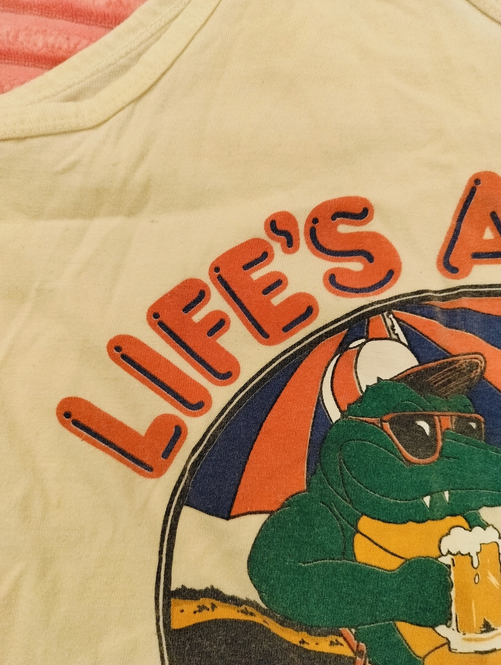 Vintage Life's A Beach San Diego Graphic Tank 100% Cotton - XL - Picture 6 of 6